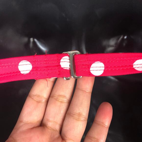 NEW Apt. 9 Womens M Pink Polka Dot Bandeau Bikini Swim Top - Picture 5 of 8